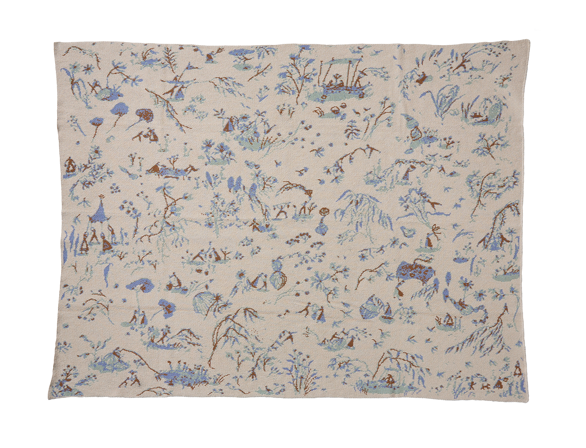 Flower Field Cinnamon — Hillery SproattKnit Blankets-HILLERY SPROATT